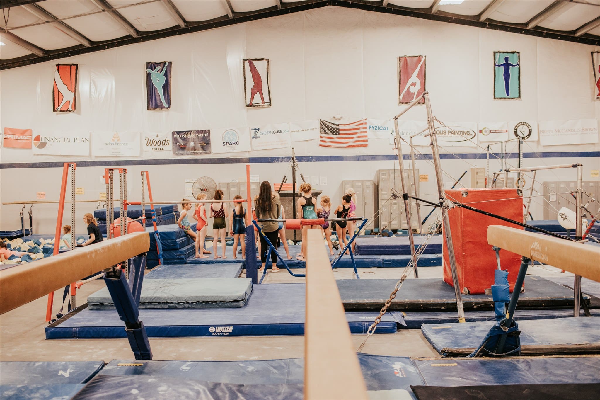 Inside the North Coast Gymnastics gym, photo 2